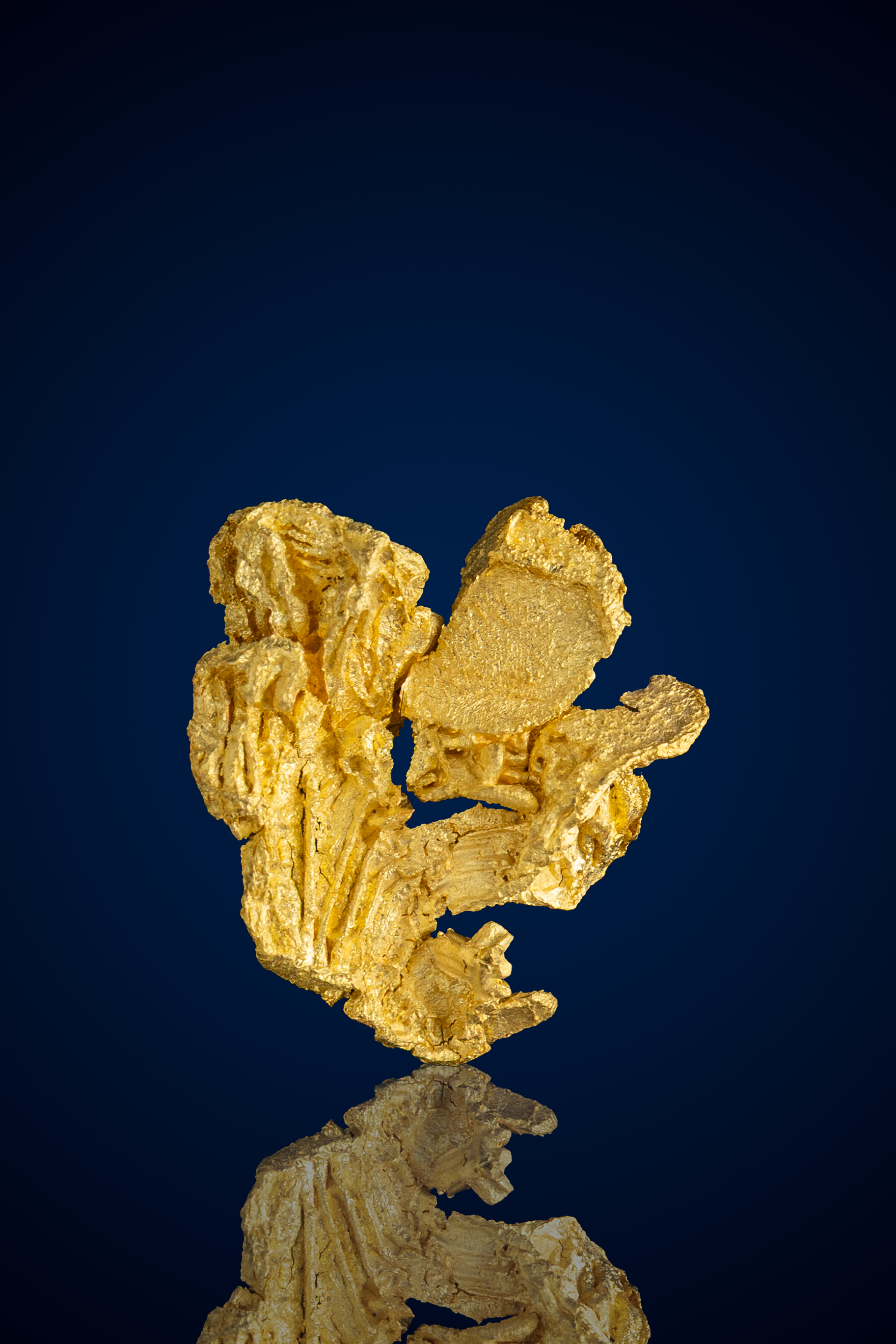 (image for) Sculptural, Dramatic Natural Gold Nugget - Mariposa County, CA - 2.75 grams